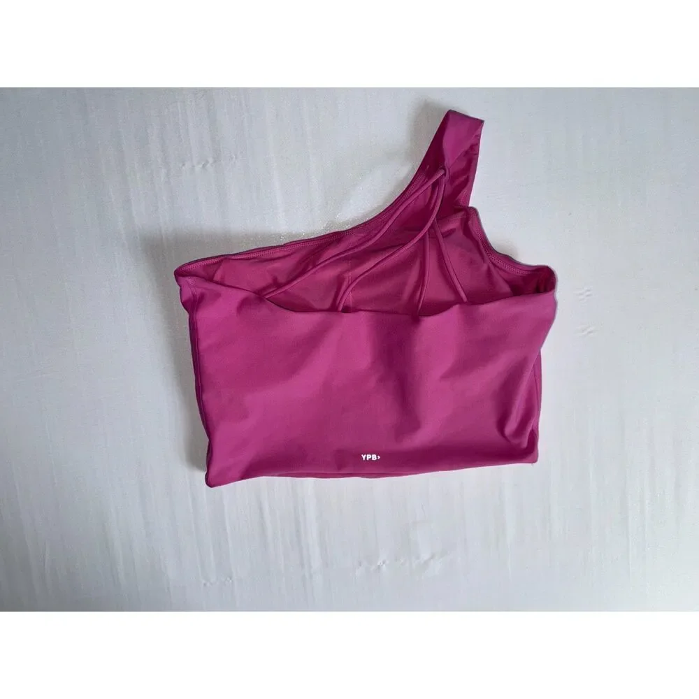 YPB SculptLUX One Shoulder Sports Bra | Size X-Large